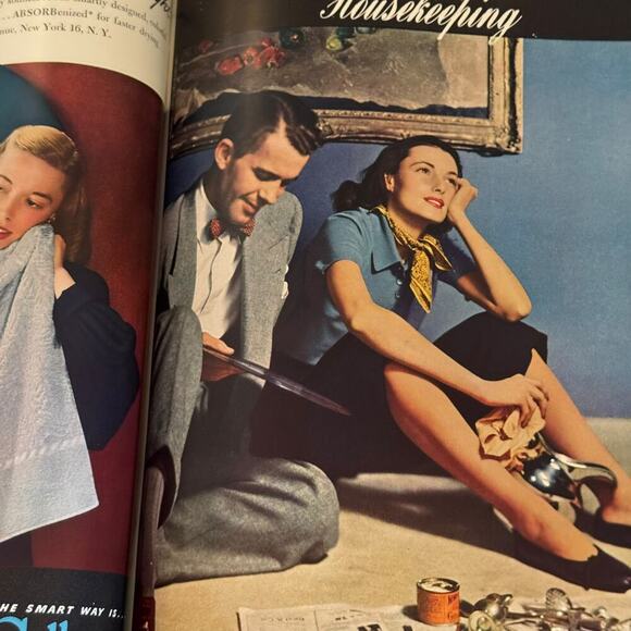 1946 “The Bride’s Reference Book” 1st Edition Quarterly from Brides Magazine - Picture 4 of 16